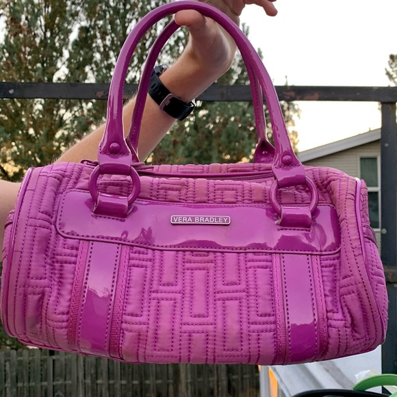 Vera Bradley Handbags - Vera Bradley Lilac Barrel Bag